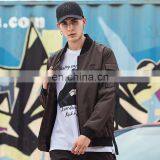 Fall Latest Style Stand Collar Jacket Sports Handsome Loose Personality Casual Hip Hop Jacket Men thumbnail-2