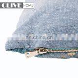 Fashion Chenille Fabric Gold Stamping Ombre Photo Printed Cushion Pillow thumbnail-3