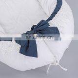 Bedroom Reversible Baby Nest/Bassinet/Lounger for Bed 100% Cotton Portable Crib thumbnail-5