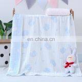 Wholesale Price 2020 New Design Pattern 6 Layers 100 Cotton Soft Muslin Baby Swaddle Wrap Blanket With Factory Price thumbnail-3