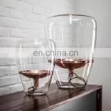 Современное скандинавское декоративное освещение, антикварный гостиничный стеклянный ночной светодиодный настольный светильник thumbnail-7