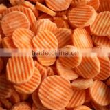 bulk high quality products frozen carrot crinkle cut slice