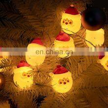 LED Yard Party Snowman Hanging Santa Copper Wire Lamp Christmas Decorative Lamp thumbnail-2
