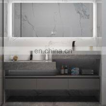 Sintered Stone Top Basin Contemporary Vanity Set thumbnail-2