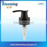 Smooth closure soap dispenser plastic spring lotion pump