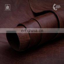 Elegant Look Matte Surface Vegetable Tanned Full Grain Buffalo Genuine Leather