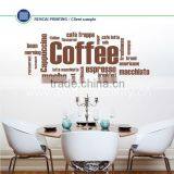 Coffee Shop Wall Words Sticker Removable Vinyl Wall Decal Quote Wall Sticker thumbnail-1