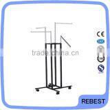 Eco-friendly Feature Clothes Metal Display Rack