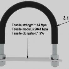 Half-round Thermoplastic Clips for Pipe Cradles thumbnail-3