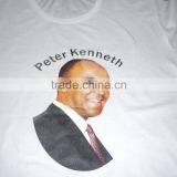 Custom Logo Print Election T-shirt for Campaign, Africa Short Sleeve Promotion T-shirt thumbnail-2