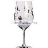 CE/EU/FDA/SGS/LFGB HIGH QUALITY CHRISTMAS PAINTED WINE GLASS HAND MADE WINE GLASS thumbnail-6