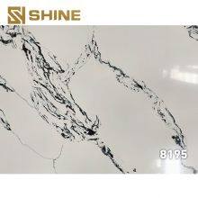 Modern Design Artificial Quartz Countertop Slab Indoor Printed for Villa Bedroom Hotel Bathroom Table Top Kitchen Dining Indoor thumbnail-4