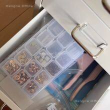 HN-OCM6 Mobile Steel Organizer Cabinet With Labels & Handles, 6-Tier, Metal Storage Drawer for Medical Clinic & Pharmacy, Secure Design thumbnail-2