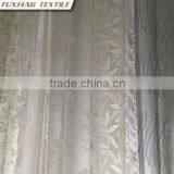 100% Polyester Burn-out Geometric/leaves/ Branches Window Curtain Fabric thumbnail-1