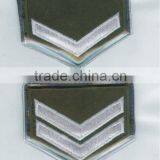Uniform Rank Marks Shoulder Badges Embroidred Epaullettes Chevron