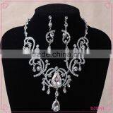Wedding Photo Decorative Design Crystal Rhinestone Necklace Set thumbnail-1