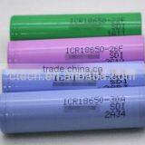 ICR18650-26F 3.6V 2600mAh Li-ion Rechargeable 18650 Battery