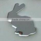 Acrylic Rabbit Shape Mini Wall Decorative Mirror Sticker thumbnail-1