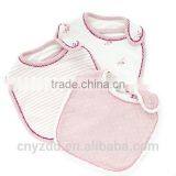 Bibs for Baby with One Snap/Cotton Baby Bibs in Good Quality/Two layers 100% Cotton baby bibs without Waterproof