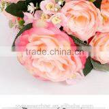High-end European Head of Sichuan March 12 Roses Simulation Plants Plastic Artificial Flowers Yiwu Simulation Flower Wholesale m thumbnail-2