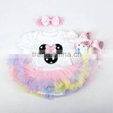 Hot Selling Superman Girls Carter Romper Set Headband Cotton Premature Baby Clothing Infants 3 Pcs Romper Outfit Set thumbnail-5