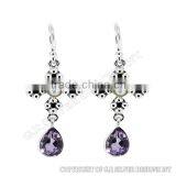 Pearl Earrings Cheap,amethyst Earrings Antique,wholesale Silver Costume Jewelry thumbnail-1