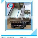Truck cover plate/ dump trailer liner beds/ cheap bed sheets
