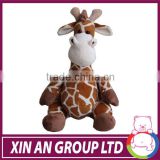 Custom stuffed new hanging toy ICTI audit giraffe toy
