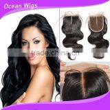 Virgin Brazilian Two Tone Lace Closure Piece thumbnail-5