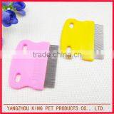 Factory Price Stainless Steel Dog Flea Lice Remove Comb Nit Free thumbnail-4