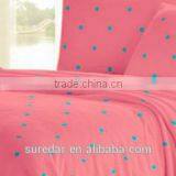 Blanket Manufacturer Pink Sweet Wave Point Design Easy Carry Extra Soft Two Sides Fleece Blanket Flannel Blanket thumbnail-3