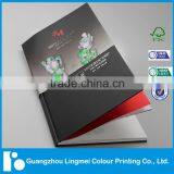 Custom Hardcover Book With Dust Jacket Full Color Print Silver Stamping