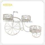 Antique Metal Flower Planter Holder for Garden Deco thumbnail-4