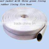 White rubber lining fire hose