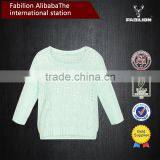 2015 New Spring Fashionable Blouse Fine Pick Hole Hollow Sleeve Head Bottoming Sweaters for Clothes of Fashion thumbnail-1