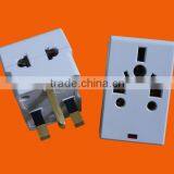 European Style 2 Pin Power Adaptor With Light and Fuse (P7037L)
