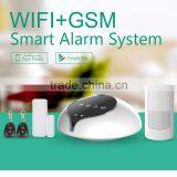 English/German/French/Russian/Italian/Spanish Language With APP Versions,DIY WIF Alarm System With Wireless Burglar Alarm System