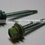 PAINTED HEX WASHER HEAD SELF DRILLING SCREW thumbnail-1