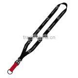 3/4" Multi Color (Top and Bottom) Polyester Lanyard With Plastic Slide Buckle Release and Plastic O-Ring