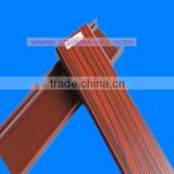 popular handfeel wooden grain color aluminum profile 6063 t5