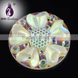 Flatback Round Sew on Rhinestones With 2 Holes 20MM
