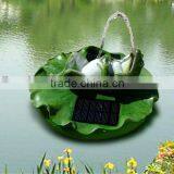 Green Plastic Lotus Leaf Modelling Garden Pool Decorative Solar Fountain(SO5064) thumbnail-1