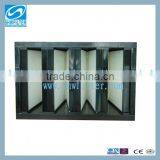 v-bank mini-pleat HEPA filter H13 for medical factory