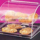 2 tier acrylic bakery display showcase cupcake display cabinet
