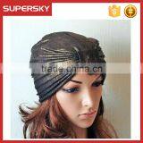A-146 Fashion Hair Turban Hat Fashion Jersey Twist Turban Women Stretch Turban Hat thumbnail-3