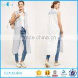 Designer Western Tops Images Sleeveless Buttondown Tunic Long for Woman thumbnail-1