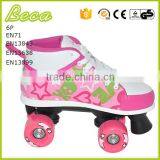 Wholesale New Design Fitness Pink PU Wheel Disco Quad Skate for Girls Quality Choice thumbnail-1