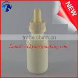 50ml Ceramic White Porcelain Dropper Bottle With Silver Dropper for Oil thumbnail-3