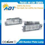 Canbus Super White License Plate Lamp for Golf4-7 for EOS