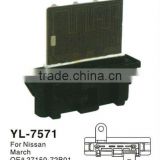 New blower motor resistor for Nissan ,OE 2715072B01